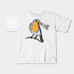 bird YELLING Kids T-Shirt